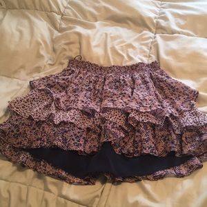 Joie Floral Tiered Skirt